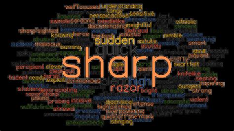 SHARP: Synonyms and Related Words. What is Another Word for SHARP ...