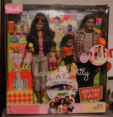 Happy Family Home Town Fair African American Set - wowza! Barbie Kids, Barbie And Ken, Barbie ...