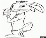 Hopping Bunny Coloring Pages sketch template