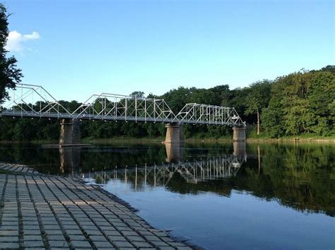 Dingmans Ferry Toll Bridge along the Delaware River Photograph by Dennis Barnes | Fine Art America