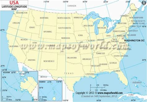 Map Of California with Latitude and Longitude | secretmuseum