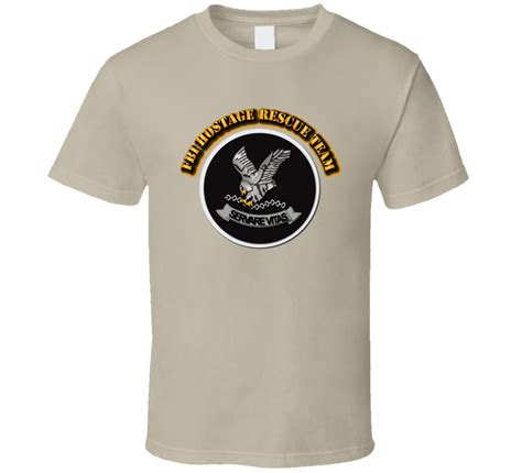 FBI Hostage Rescue Team with Text T Shirt