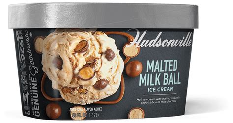 Malted Milk Ball 48 oz - Hudsonville Ice Cream