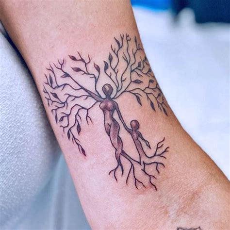 Cute Family Tree Tattoos For Girls