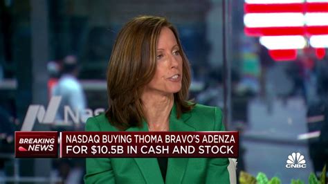 Nasdaq CEO Adena Friedman on Adenza deal: Brings more capabilities to ...