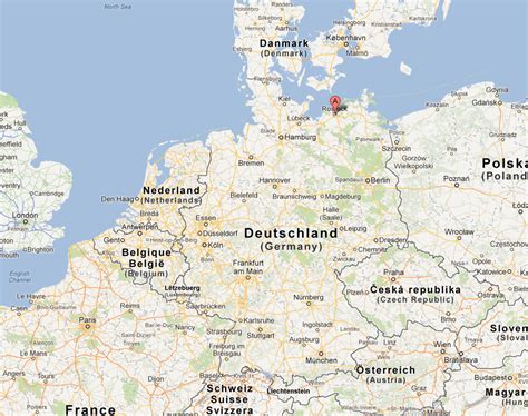 Rostock Map - Germany