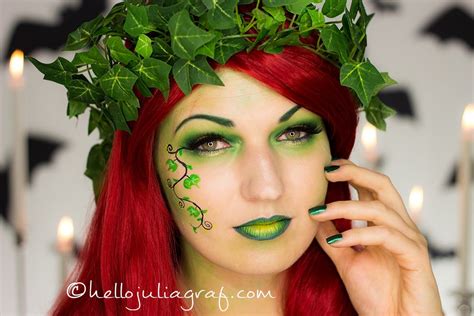 Captivating Poison Ivy Halloween Makeup Tutorial