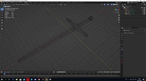 ArtStation - Blender Low-poly 3D Sword | Game Assets