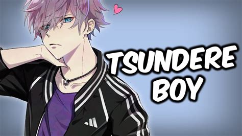 ASMR Tsundere Boy keeps you to himself! Roleplay - YouTube