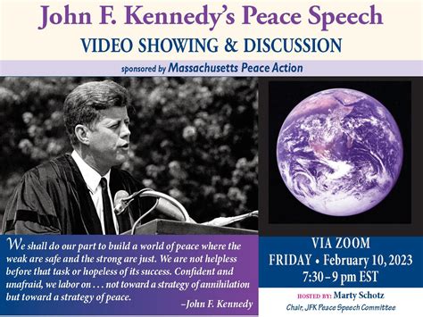 John F. Kennedy’s Peace Speech – Massachusetts Peace Action