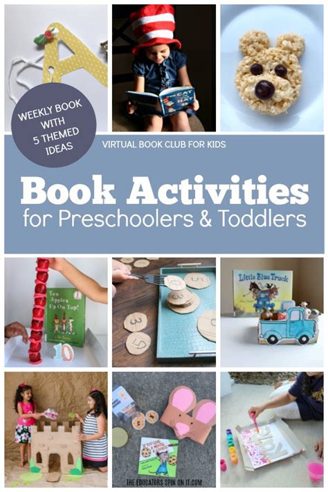 Book Activities for Preschoolers and Toddlers