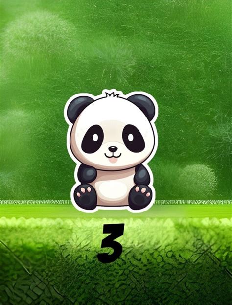 Panda Vinyl Sticker Gifts Kids Kawaii Cute Anime High Quality ...