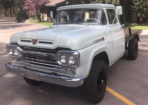 1960 Ford F-250 4x4 for sale on BaT Auctions - closed on May 30, 2021 (Lot #48,783) | Bring a ...