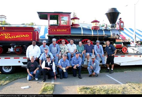 CK Holliday and the Disneyland Railroad crew