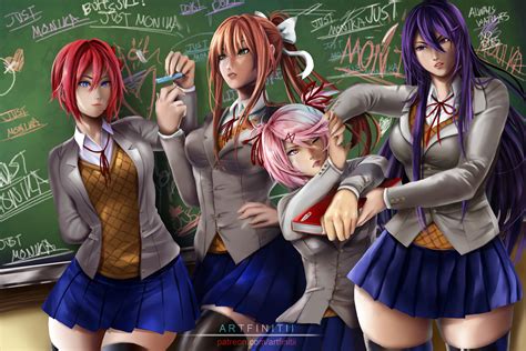 ArtStation - Doki Doki Literature Club Fanart