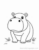 Hippo Coloring Pages  16 Free Printable sketch template