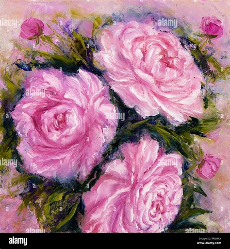 Pink Peony Painting