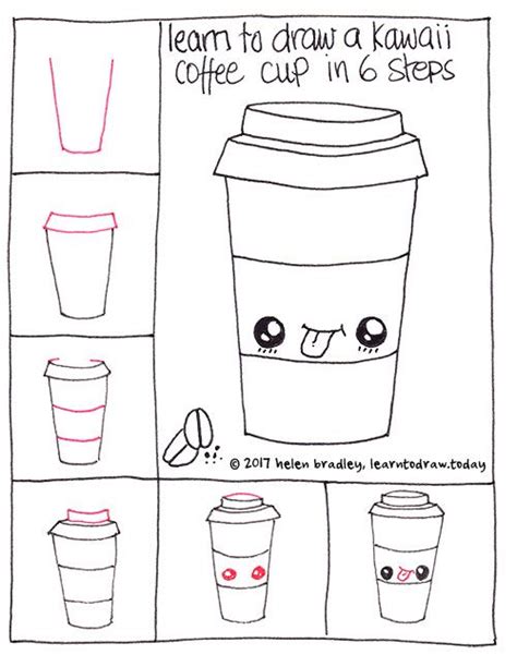 Kawaii Cute And Easy Drawings Step By Step - This drawing tutorial will teach you how to draw ...