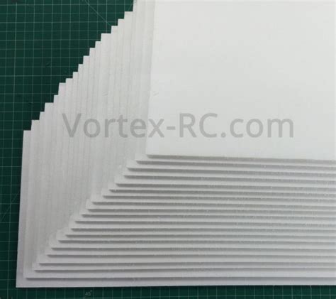 5MM Depron 40 Sheet Pack 500x200MM - Vortex-RC