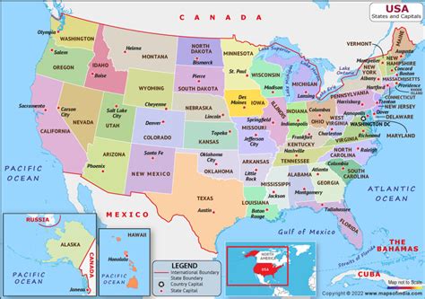 Map Of The States Of America - Reba Valera