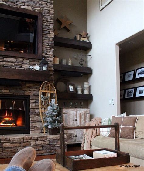 Stone Fireplace And TV – Fireplace Guide by Linda