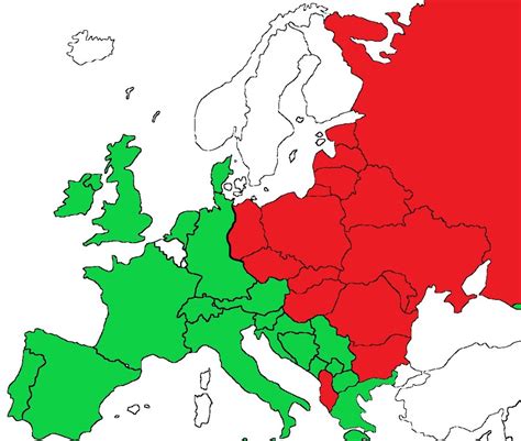 Iron Curtain Map Of Europe | Review Home Decor