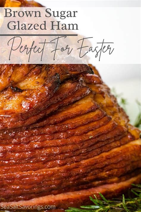 Brown Sugar Glazed Spiral Ham | Recipe | Ham glaze, Honey glazed ham, Ham glaze brown sugar