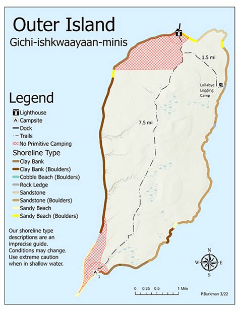 Primitive Camping Zones - Apostle Islands National Lakeshore (U.S ...