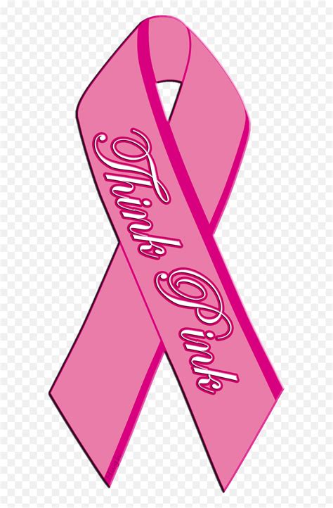 Think Pink Ribbon Clipart - Clipart Suggest Cancer Emoji,How To Get ...