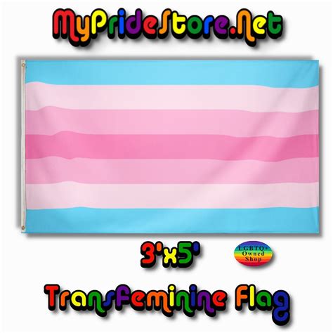 Transfeminine Flag Transfem Pride Flag - Etsy