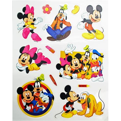 Disney's Mickey and Friends Assorted Characters Sticker Set (12 Stickers) - Walmart.com ...