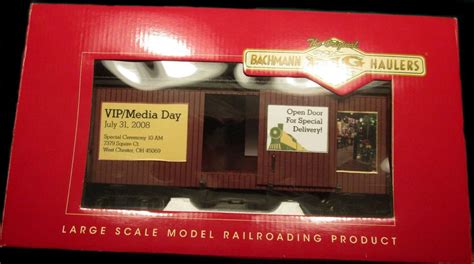 Bachmann Big Hauler 95370 G Scale "L" 20' Boxcar Painted Unlettered Red - NOS | eBay