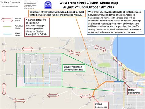 WEST FRONT ST. CLOSURE For all... - Munson Medical Center