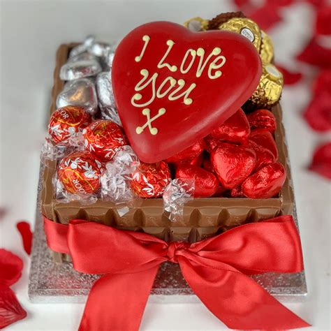 valentine chocolate box by sweet trees | notonthehighstreet.com