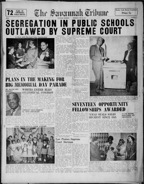 Civil Rights Era Issues Of Savannah Tribune Digitized, Available Online ...