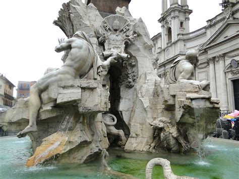 Bernini's Fountain of the Four Rivers in Piazza Navona, Rome, Italy Rae 12/29/13 | Italy ...