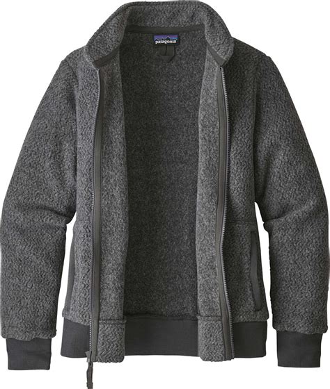 Patagonia Woolyester Fleece Jacket in Gray - Lyst