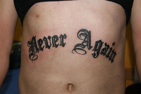 Never again tattoo. | Tatuajes con significado, Diseños para tatuajes, Tatuaje personalizado