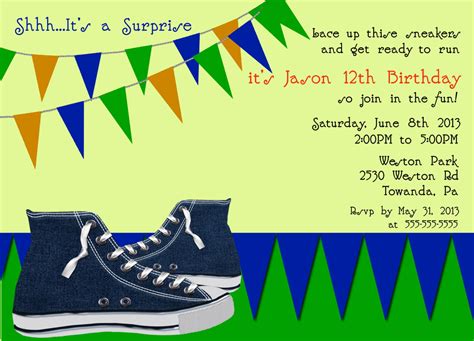 13th Birthday Party Invitation Ideas – Bagvania FREE Printable ...