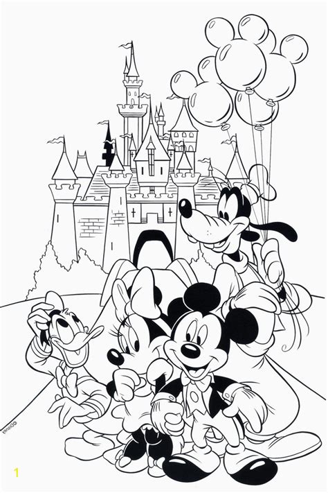 Mickey Mouse Printable Coloring Pages | divyajanan