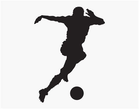 Soccer Cliparts Silhouette Free Best Transparent Png - Soccer Black And ...