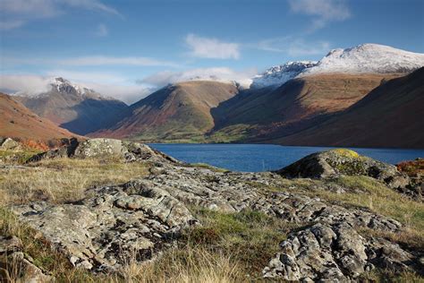 Spring snow on Scafell Pike from Wasdale - Martin Lawrence