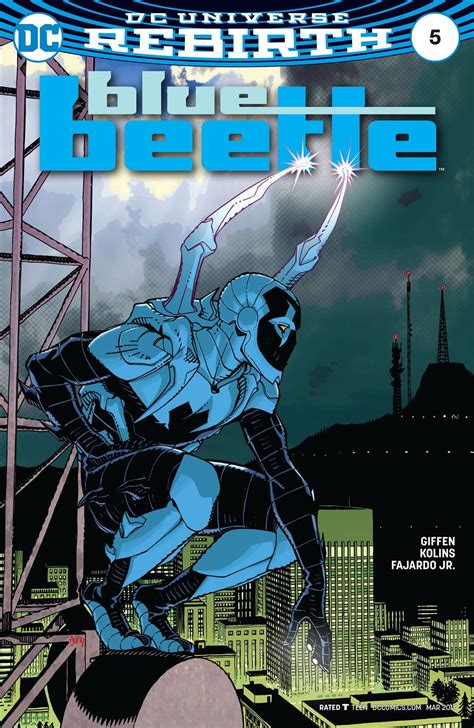 Blue Beetle # 5 (2017) - Variant Cover (Cully Hamner) | Blue beetle, Dc rebirth, Comics