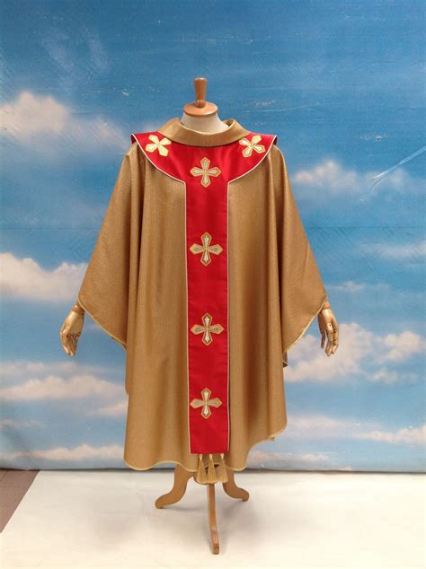 Gold Chasuble #547 - McKay Church Goods