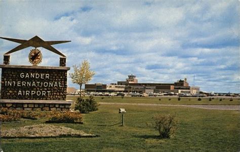 Gander International Airport Newfoundland And Labrador Canada Postcard