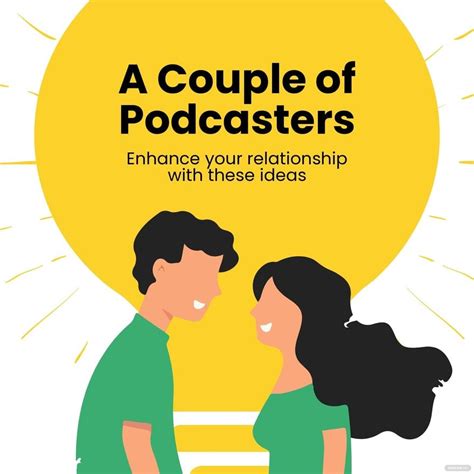 Free Couple Lifestyle Podcast Cover - Download in PNG, JPG | Template.net