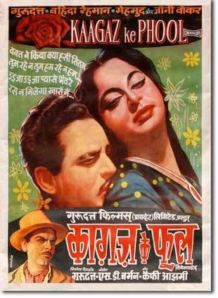 Kaagaz Ke Phool Poster (1959) | Old bollywood movies, Old film posters ...