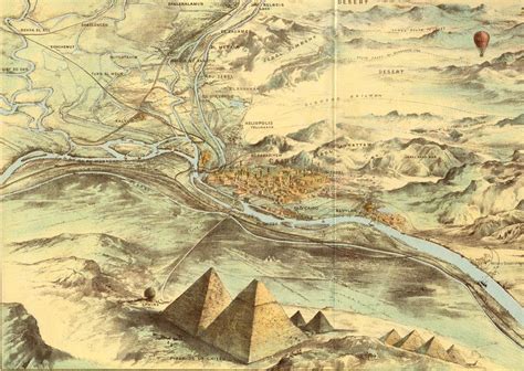 Cairo Ancient Egypt Map