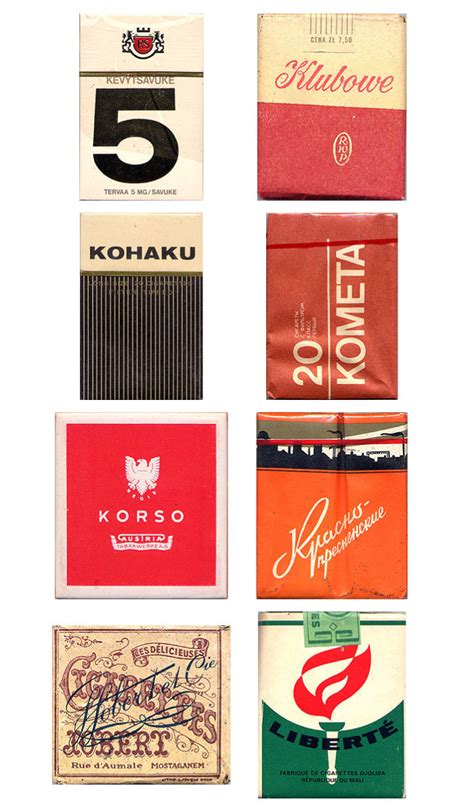 Vintage Packaging: Collection of Cigarette Packs — The Dieline ...