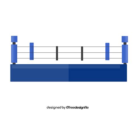 Boxing ring cartoon clipart free download